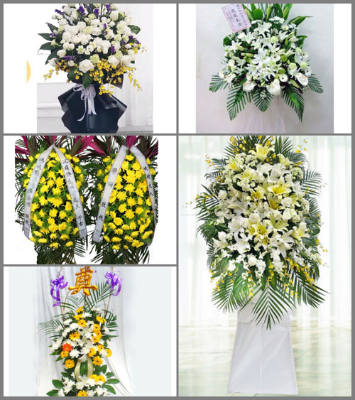 广东广州市花都区花城街道罗仙村白事花篮预定